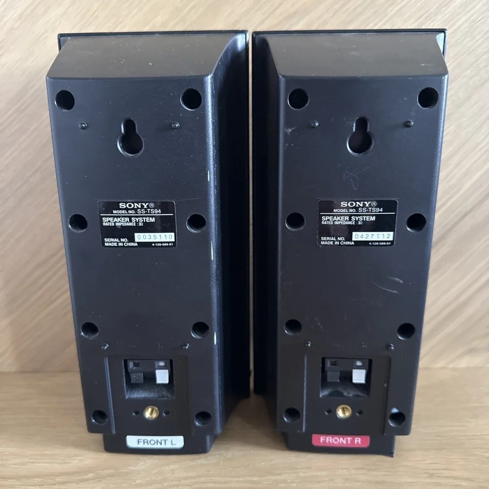 Sony‎ Home Theater Surround Sound Speaker System SS-TS94 Pair Front Right Left